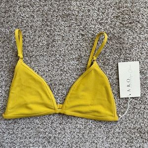 Revolve X Madelyn Cline Folly Bikini Top in Sunny ARO Swim Size S